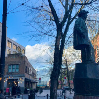 ダウンタウンにて