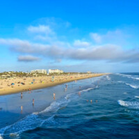 アメリカはとにかくビーチが広い!