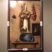 絵の大きさをアプリで測る様子