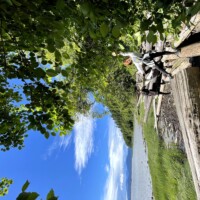 学内にあるハイキングコースで