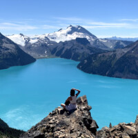 ガリバルディレイクでのハイキング