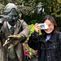 クイーンエリザベス公園で