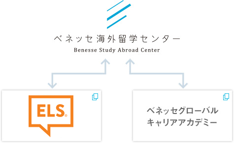 ベネッセグループの会社が渡航後も一貫してサポート